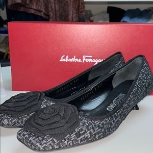 Ferragamo Taira Flower Heel